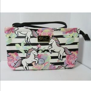 Betsey Johnson | Unicorn Double Pouch Wristlet NWT